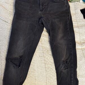 Legend London Black Distressed Jeans